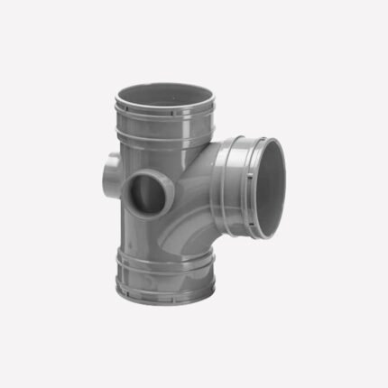 UPVC TEE 4'' GREY - TERRAIN