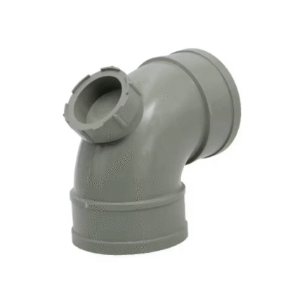 Atlas 3" x 90mm UPVC Door Elbow - Per Pcs