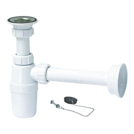 1 1/4" Plastic Bottle Trap for Wash Basin