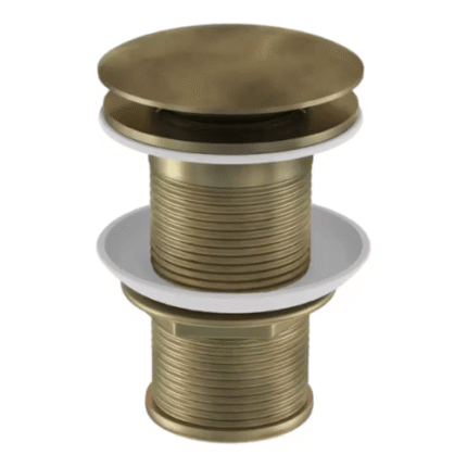 Jaquar (ALD-ABR-727) Click Clack Unslotted Basin Waste - Antique Bronze