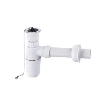 Milano TDD05 140800200084 1 1/4" PVC Bottle Trap for Basin