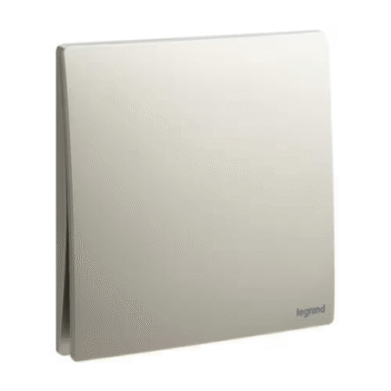 Legrand Mallia Senses 1-Gang 1-Way, 16AX Switch, Simple Single-Point Control, Suitable for Home & Office - Champagne