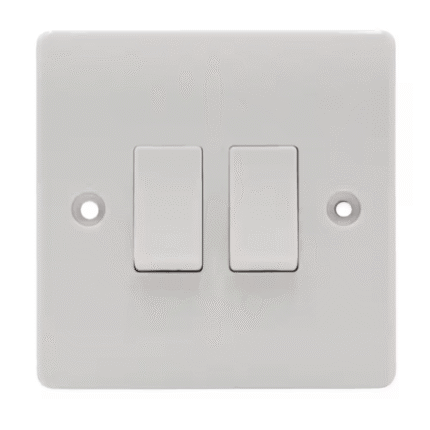 Salex IP66 10AX 2 Gang 2 Way Light Switch